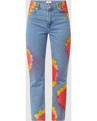 ONLY Mom Fit Jeans aus Baumwolle Modell 'Jagger' - Blau