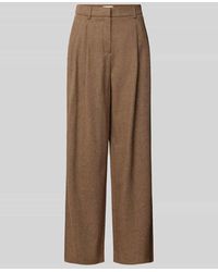 MSCH Copenhagen - Wide Leg Stoffhose Mit Bundfalten Modell 'Jennabella' - Lyst