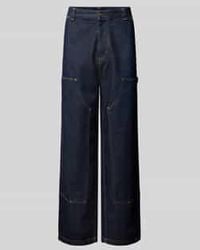 Carhartt - Wide Leg Jeans Met Siernaden, Model 'Nash' - Lyst