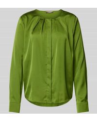 christian berg - Regular Fit Bluse Mit Verdeckter Knopfleiste - Lyst