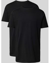 Lerros - T-shirt Met Ronde Hals - Lyst