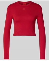 HUGO - Regular Fit T-Shirt aus Baumwoll-Mix MODELL 'DELORIS' - Lyst
