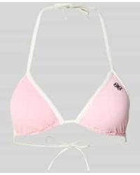 Guess - Bikinitop Met Logo-Applicatie Model 'Niki' - Lyst
