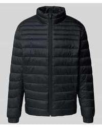 BOSS - Slim Fit Gewatteerd Jack Met Opstaande Kraag, Model 'Oden2' - Lyst