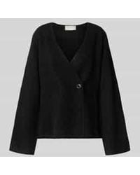 Neo Noir - Gebreid Jack Met Knoopsluiting, Model 'Marie' - Lyst