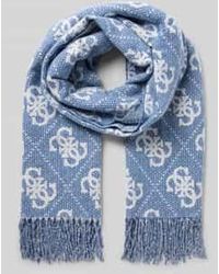 Guess - Sjaal Met Viscose, Model 'Jacquard' - Lyst