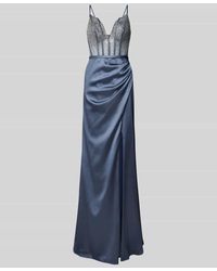 Luxuar - Abendkleid mit Strasssteinbesatz - Lyst