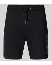Alpha Industries - Regular Fit Sweatshorts Met Labelprint - Lyst