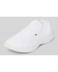 Tommy Hilfiger - Low Top Sneaker in Strickoptik - Lyst