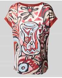 Christian Berg Women - Regular Fit Blouseshirt Met Kapmouwen - Lyst
