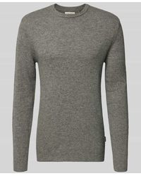 Blend - Strickpullover mit gerippten Abschlüssen Modell 'BRANKO' - Lyst