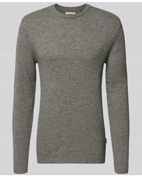 Blend - Strickpullover mit gerippten Abschlüssen Modell 'BRANKO' - Lyst