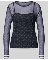 Joop! - Longsleeve Mit Semitransparentem Design Modell 'Tuli' - Lyst