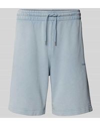 HUGO - Regular Fit Sweatshorts Mit Label-Print Modell 'Dupaly' - Lyst