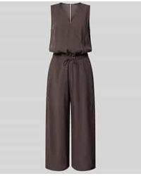 Opus - Jumpsuit Van Modalmix Met V-Hals Model 'Mellao' - Lyst