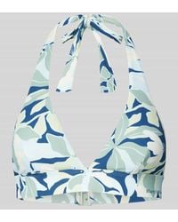 Marc O' Polo - Bikini-Oberteil mit Label Print - Lyst
