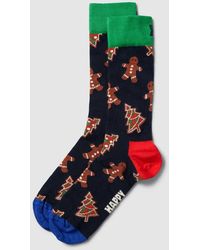 Happy Socks - Socken mit Allover-Muster Modell 'Gingerbread Cookie' - Lyst