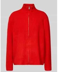 Ichi - Regular Fit Gebreid Jack Met Opstaande Kraag, Model 'Ihducie' - Lyst