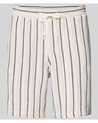 Jack & Jones - Regular Fit Shorts mit Strukturmuster Modell 'JAIDEN COBA' - Lyst