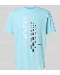 BOSS - Relaxed Fit T-Shirt aus Baumwoll-Mix Modell 'TEE' - Lyst