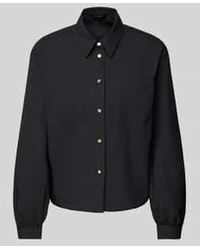 MORE&MORE - Boxy Fit Overhemdblouse Van Katoenmix - Lyst