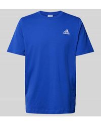 adidas - T-Shirt mit Label-Stitching und Rundhalsausschnitt - Lyst