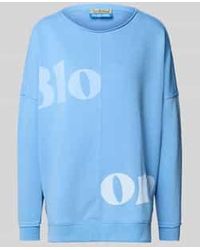 Smith & Soul - Sweatshirt Met Extra Brede Schouders En Ronde Hals - Lyst