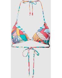 Barts - Bikini-Oberteil mit Allover-Print Modell 'FLINDER' - Lyst