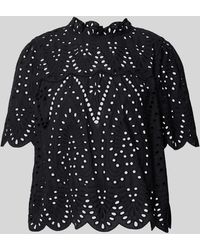 ONLY - Blouse Met Broderie Anglaise - Lyst