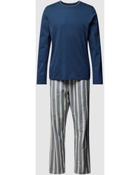 Schiesser - Pyjama mit Streifenmuster Modell 'SELECTED PREMIUM' - Lyst