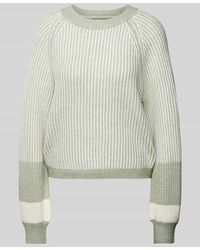 QS - Strickpullover Mit Rundhalsausschnitt - Lyst