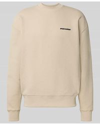 PEGADOR - Oversized Sweatshirt mit Logo-Stitching und Rundhalsausschnitt - Lyst