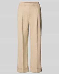 Opus - Stoffen Broek Met Elastische Band - Lyst