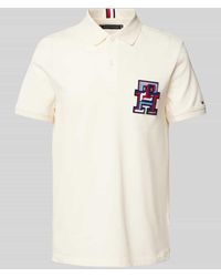 Tommy Hilfiger - Regular Fit Poloshirt mit Label-Badge - Lyst