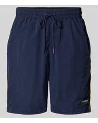 Prohibited - Korte Broek Met Labelstitching Model 'Slipstream' - Lyst