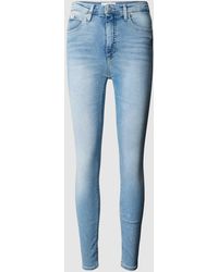 Calvin Klein - Super Skinny Fit Jeans mit Label-Patch - Lyst