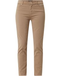 Marc Cain Cropped Jeans mit Stretch-Anteil - Braun