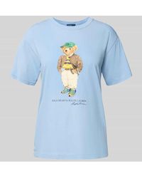 Polo Ralph Lauren - T-Shirt mit Label-Motiv-Print - Lyst