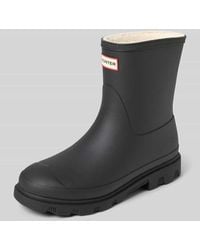 HUNTER - Stiefel mit Label-Detail - Lyst