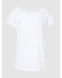 PUMA PERFORMANCE T-Shirt mit Label-Print - Weiß