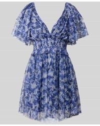 LACE & BEADS - Cocktailkleid mit Volants - Lyst