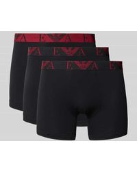 Emporio Armani - Boxershorts mit elastischem Logo-Bund im 3er-Pack - Lyst