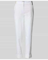 Marc Cain - Regular Fit Broek Met Verkorte Pasvorm En Steekzakken - Lyst