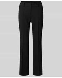 Cambio - Stoffen Broek Met Verkorte Pasvorm, Model 'Farah' - Lyst