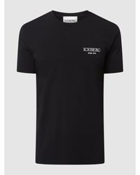 Iceberg X Peanuts T-Shirt mit Print in Natur für Herren Herren Bekleidung T-Shirts Kurzarm T-Shirts 