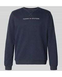 Tommy Hilfiger - Regular Fit Sweatshirt aus Baumwoll-Mix - Lyst
