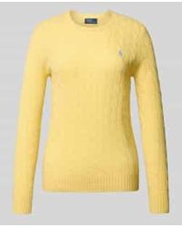 Polo Ralph Lauren - Gebreide Pullover Van Een Mix Van Wol En Kasjmier, Model 'Julianna' - Lyst