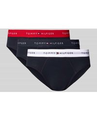Tommy Hilfiger - Slip aus Baumwoll-Mix im 3er-Pack - Lyst
