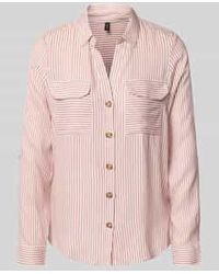 Vero Moda - Regular Fit Overhemdblouse Van Pure Viscose, Model 'Bumpy' - Lyst