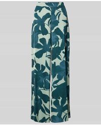 VM VERA MONT - Wide Leg Stoffhose Mit Allover-Print - Lyst